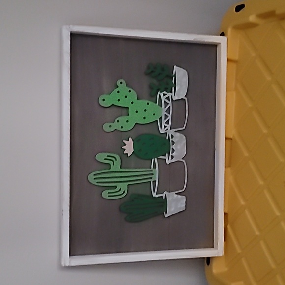 Hobby Lobby Wall Decor Metal Cactus Sign Poshmark